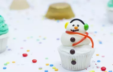 Delicious Snowman Cupcakes Recipe