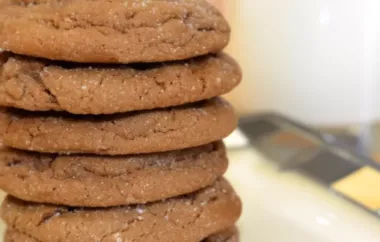 Delicious Soft Molasses Cookies Recipe