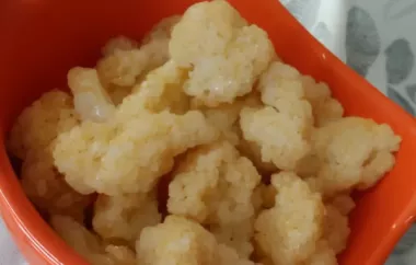 Delicious Sous Vide Seasoned Cauliflower Recipe