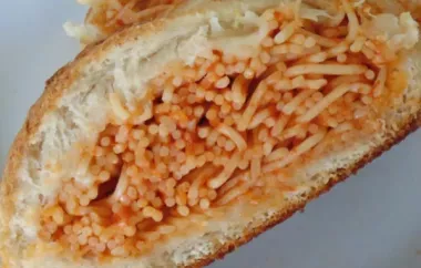 Delicious Spaghetti Bread