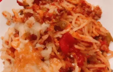 Delicious Spaghetti Casserole