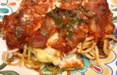 Delicious Spaghetti Lasagna Florentine with Crab Recipe