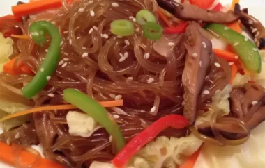 Delicious Spicy Chap Chee Noodles Recipe