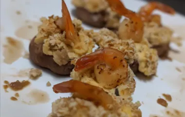 Delicious Spicy Shrimp Stuffed Mushrooms Recipe