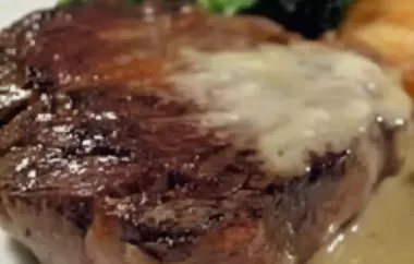 Delicious Steaks with Creamy Roquefort Sauce