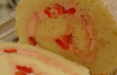 Delicious strawberry cream roll recipe that will impress your guests!