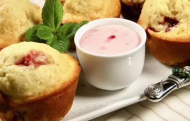 Delicious Strawberry Muffins with Creamy Cream Cheese Spread