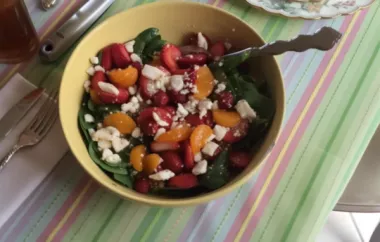 Delicious Strawberry Spinach Salad Recipe