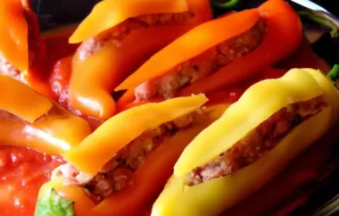 Delicious Stuffed Banana Peppers Recipe