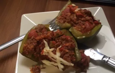 Delicious Stuffed Peppers with a Healthy Twist