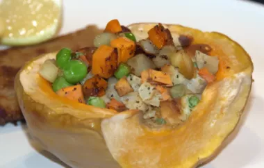 Delicious Stuffed Pumpkin Recipe with a Savory Sausage and Wild Rice Filling