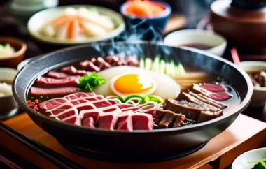 Delicious Sukiyaki Beef Recipe