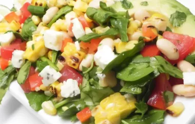 Delicious Summer Salad with Grilled Corn
