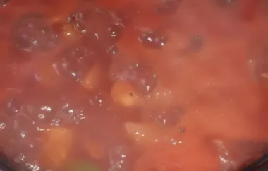 Delicious Sweet and Mild Cooked Tomato Salsa Recipe