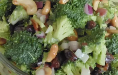 Delicious Sweet and Savory Broccoli Salad Recipe