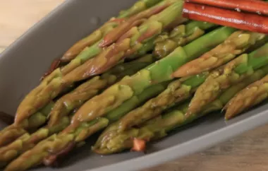 Delicious Sweet and Sour Asparagus Recipe