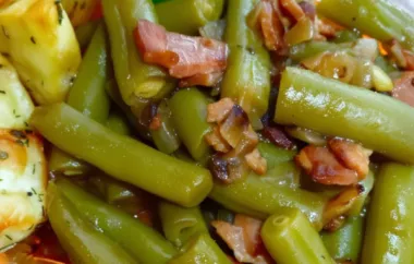 Delicious Sweet and Sour Green Beans Recipe