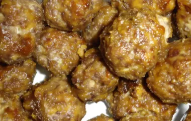 Delicious Sweet and Sour Meatballs Baked to Perfection