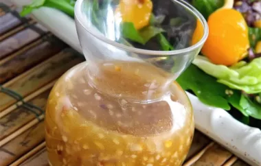 Delicious Sweet and Spicy Ginger Dressing Recipe