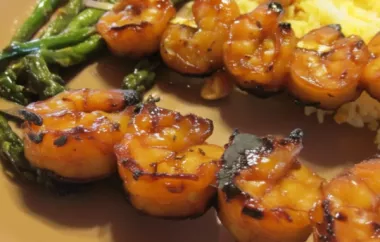 Delicious Sweet Grilled Shrimp Skewers Recipe