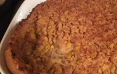 Delicious Sweet Mexican Corn Cake Recipe