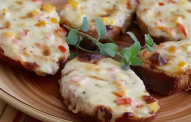 Delicious Swiss Cheese Toasts for a Quick Snack or Appetizer