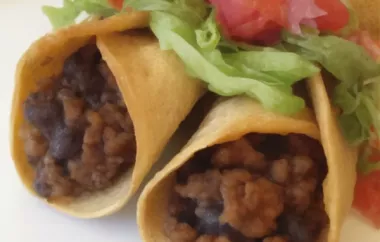 Delicious Taco Mix with Black Beans