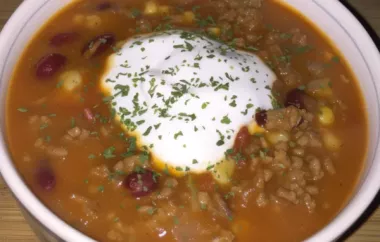 Delicious Taco Soup with a Twist