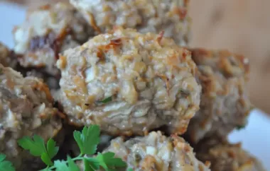 Delicious Tantalizing Turkey and Blue Cheese Meatballs Recipe