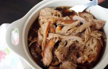 Delicious Teriyaki Pulled Pork Recipe