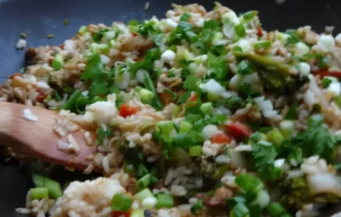 Delicious Thai Fried Rice with Marinated Chicken Recipe