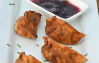 Delicious Thanksgiving Wontons for a Festive Twist on Traditional Appetizers