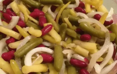 Delicious Three Bean Salad Recipe