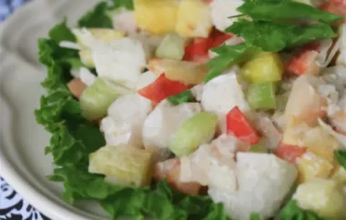 Delicious Tropical Turkey Salad Recipe