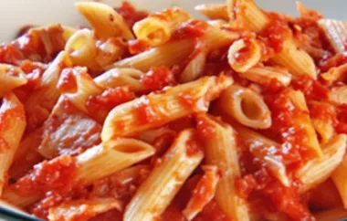Delicious Tuna Tomato Pasta Sauce Recipe