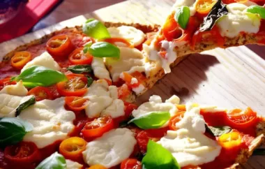 Delicious Vegan Pizza Margherita Recipe