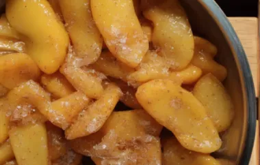 Delicious Vegan Skillet Apples Recipe