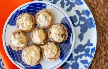 Delicious Vegan Stuffed Mushrooms Recipe