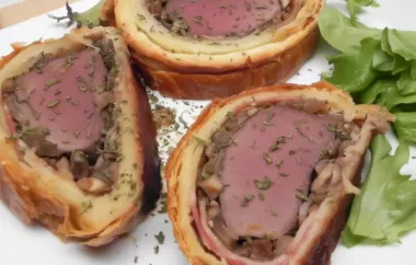 Delicious Venison Wellington Recipe with a Flaky Pastry Crust