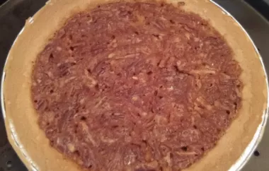 Delicious Vinegar-Pecan Pie Recipe