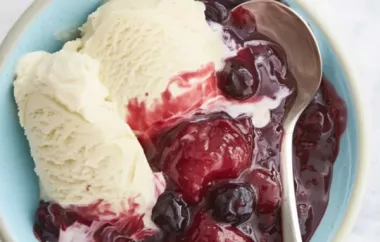 Delicious Warm Berry Compote Recipe