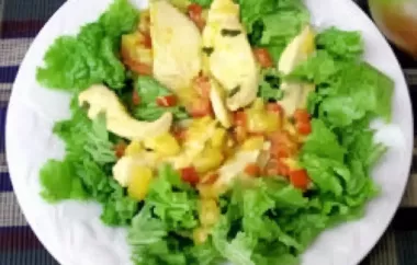 Delicious Warm Chicken and Mango Salad Recipe