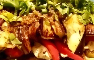 Delicious Warm Eggplant Salad Recipe