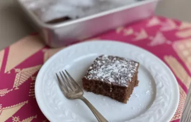 Delicious Waste-Not Cake Recipe