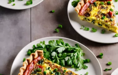 Delicious Western Omelet Quiche Recipe