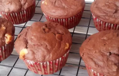 Delicious White Chocolate Fruit and Spice Muffins Recipe