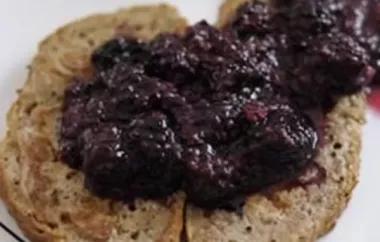 Delicious Whole Grain French Toast with Homemade Blackberry Compote