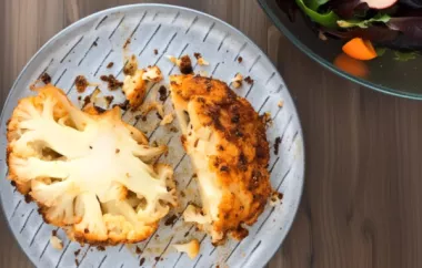 Delicious Whole Roasted Cauliflower with a Smoky Twist