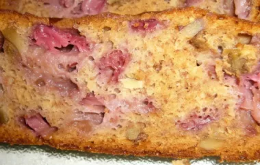 Delicious Whole Wheat Banana Strawberry Loaf Recipe