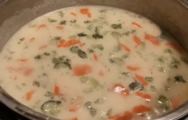 Delicious Wisconsin Cheese Soup Recipe
